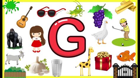 Perhaps the most commonly used word . Letter G-Things that begins with alphabet G-words starts ...