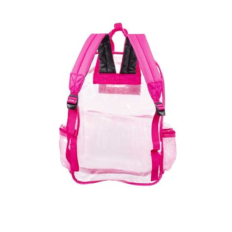 Wholesale 18 Clear Backpacks With Side Mesh Pocket Dollardays