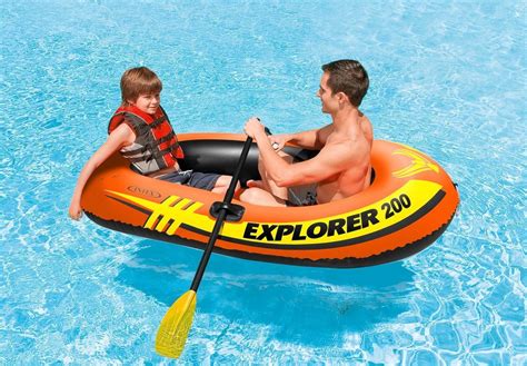 Buy Intex Explorer 200 Inflatable Boat Set At Mighty Ape Australia