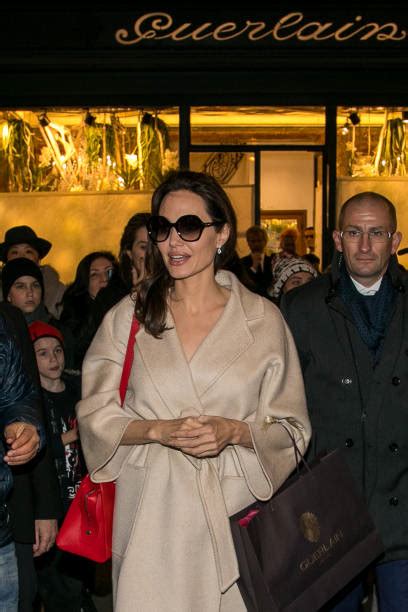Angelina Jolies Effortless Elegance A Parisian Stroll Down Champs