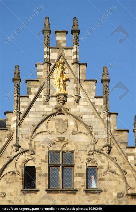 historische fassaden antwerpen belgien - Stockfoto - #1089249
