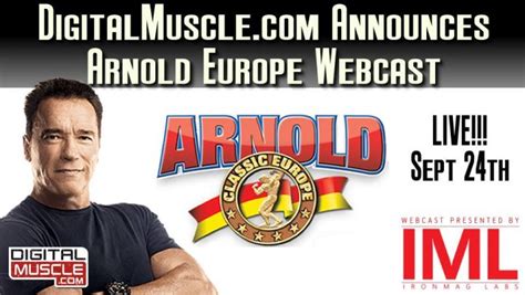 digitalmuscle s arnold europe webcast ironmag bodybuilding and fitness blog