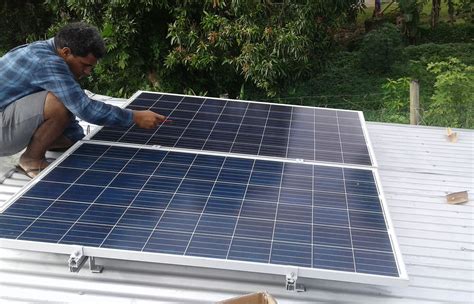 Solar System For The Agriculture Staff Quarters In Kavala Kadavu