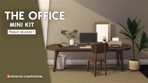 The Office Download Link Pierisim On Patreon In 2021 Sims 4