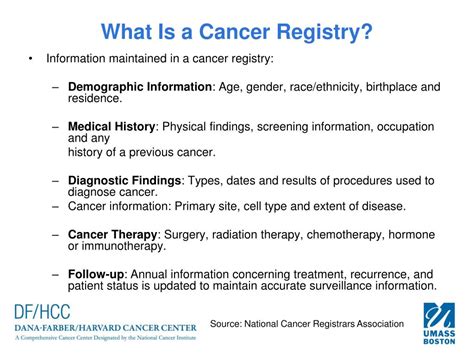 Ppt Cancer Registries And Medical Records Rich Data Resources