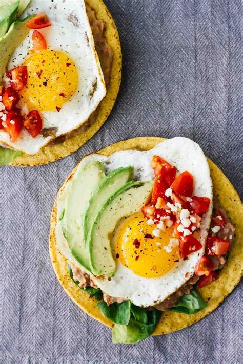 10 Minute Huevos Rancheros Breakfast Tostadas Recipe Tostada