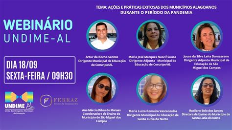ações e práticas exitosas dos municípios alagoanos durante o período da pandemia youtube