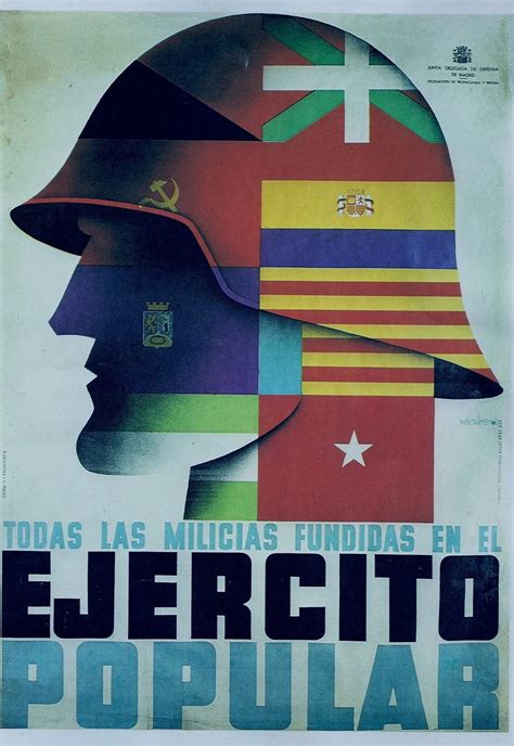 Republican Poster From The Spanish Civil War Vexillology