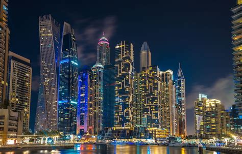1920x1080px 1080p Free Download Cities Dubai Building City Night