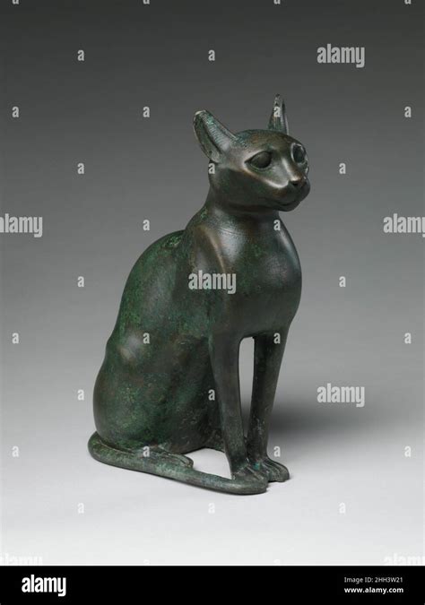 Cat Statuette Intended To Contain A Mummified Cat B C Ptolemaic