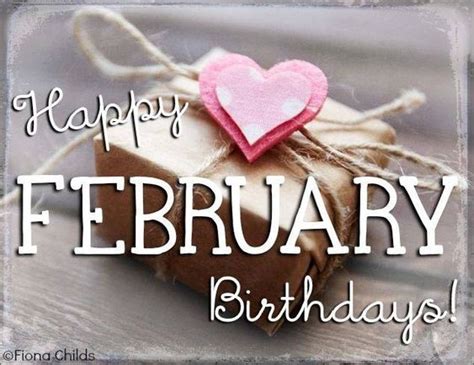 Happy February Birthdays Facebook Fifichilds