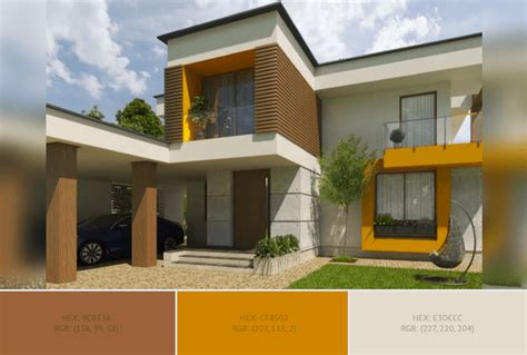 If you find yourself paralyzed at the paint store, unable to choose your color sample cards, krims offers this tip: Best Home Exterior Color Combinations And Design Ideas » Blog » SchemeColor.com