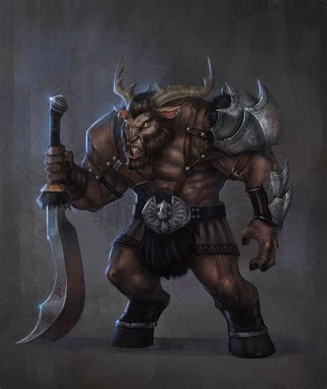 Minotaur Concept Art 🍓artstation Heroes Iii Fan Art Minotaur King