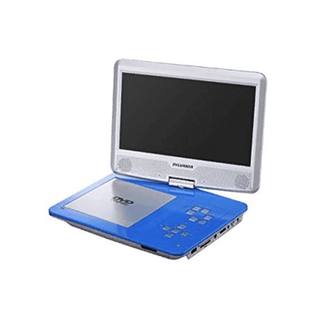 Sylvania Sdvd1030 Blue 10 Inch Portable Dvd Player With Swivel Screen