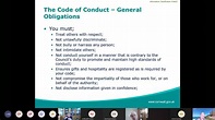 Code of Conduct Training - YouTube