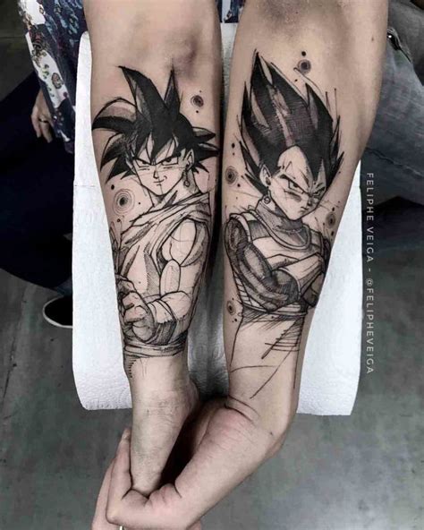 Dragon Ball Z Tattoo For Couple Best Tattoo Ideas Gallery Tatuaje