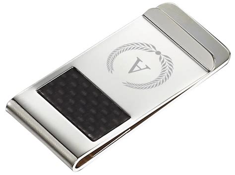 For a great gift idea for men, why not take a look at the options in engraved money clips. Visol Parker Silver Plated Money Clip With Initial Letter Engraved