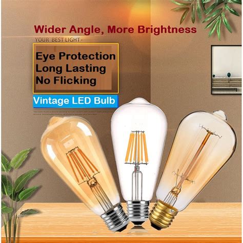 Maybe you would like to learn more about one of these? LED Edison Bulb ST64 / 40W Filament - G80 / 4W LED / E27 ...