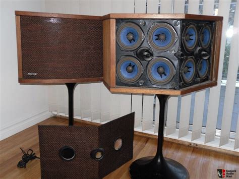 Vintage Bose 901 Series Iii Speakers Woriginal Stands For Sale