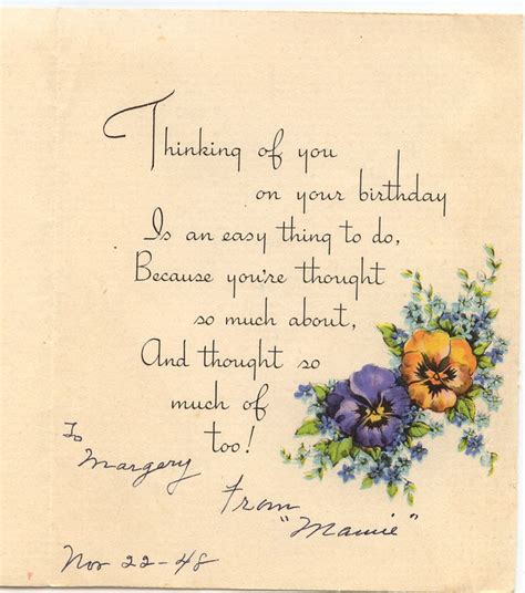 Thinking Of You On Your Birthday Card Birthday Cards Birthday