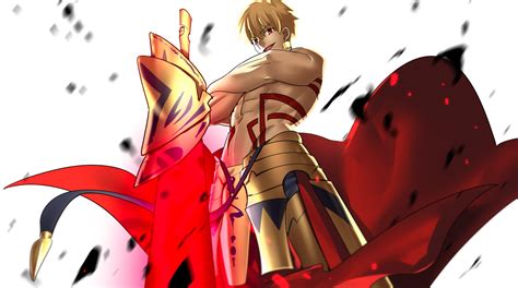Download Gilgamesh Fate Series Cape Red Eyes Short Hair Weapon