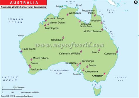 Australia National Parks Map