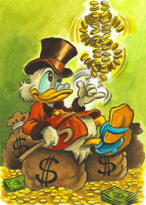 Crooge Mcduck The Richest Duck Fine Art Giclée Joan Catawiki