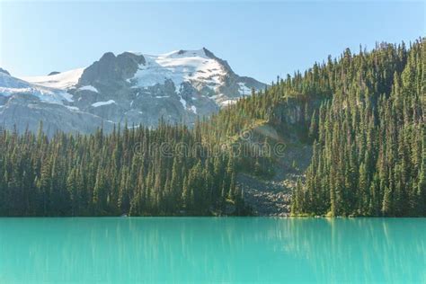 Joffre Lake In British Columbia Canada At Day Time Stock Image