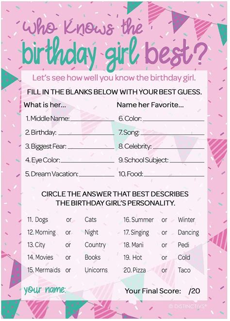 14th Birthday Party Ideas Birthday Sleepover Ideas Girls Birthday Party Games Birthday Quiz