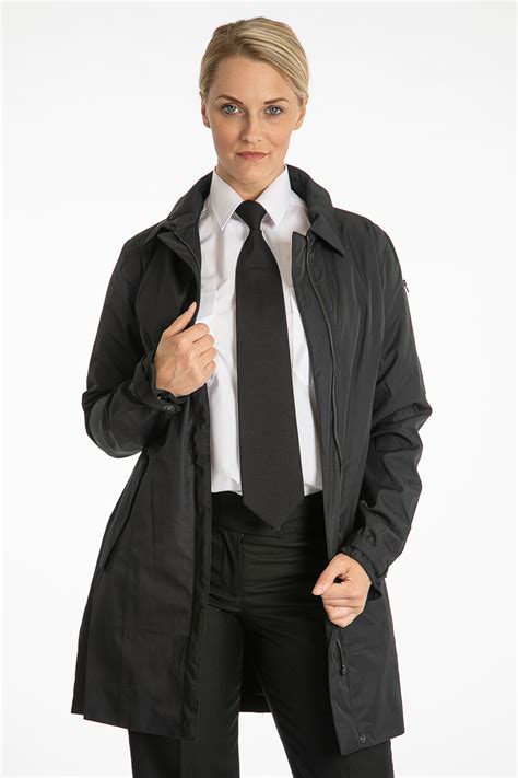 Ladies Black Seattle Coat Armstrong Aviation Clothing