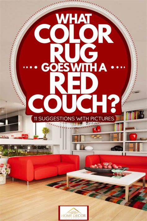 Maybe you would like to learn more about one of these? What Color Rug Goes With A Red Couch? [11 Suggestions with ...