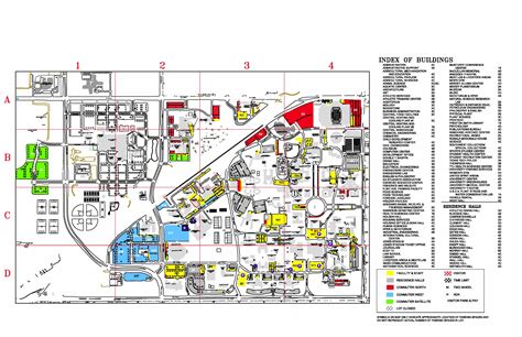 Louisiana Tech University Campus Map Map