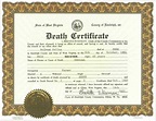 5+ Printable Certificate Of Death Templates With Samples | How To Wiki