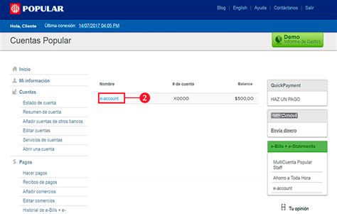 Efectuar pagos a sus tarjetas de crédito en dólares. Ver Mi Cuenta Banco Popular Por Internet - Banco Consejos