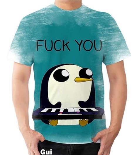 Camiseta Camisa Fuck You Pinguim Puto Bravo Foda Se Estilo Kraken