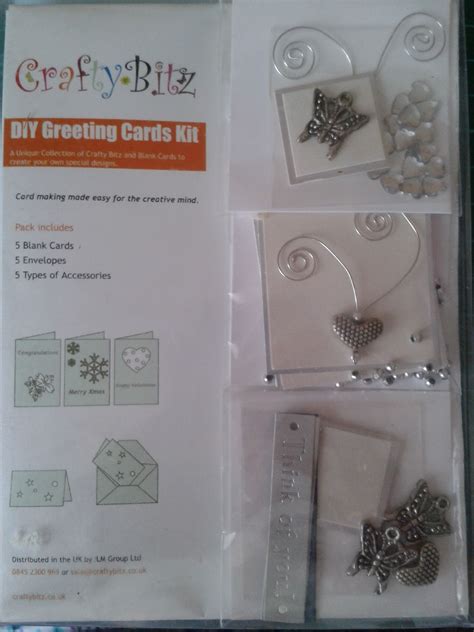 Small Card Making Kit Includes 5 Cards With Envelopes And Toppers To