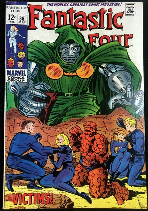 Fantastic Four 1961 86 Vf 75 Dr Doom Cover And Story
