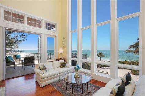 Sold Modern Fresh Siesta Key Waterfront Beach Home For Sale South