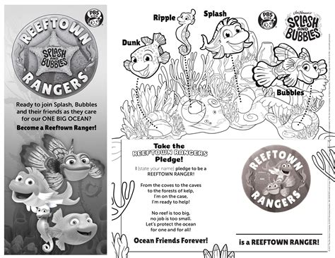 Better than any royalty free or stock photos. Splash and Bubbles Reeftown Rangers activity # ...