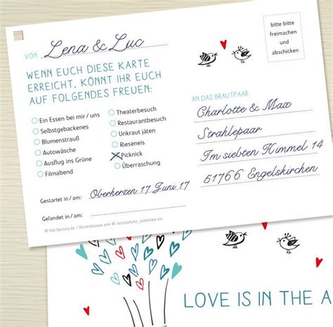 Ballonkarten zur hochzeit in 1000+ designs mit adressdruck blitzversand. **LOVE IS IN THE AIR (wasserfeste) Luftballonkarten** Eine schöne Geste, dem Brautpaar viele ...