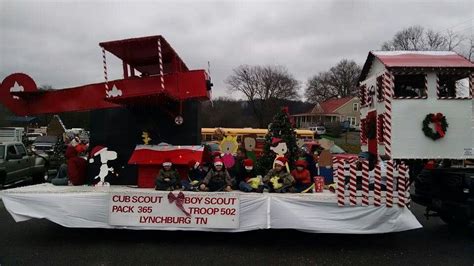 Christmas Parade Float Boy Scout Troop 502 And Cub Scout Pack 365
