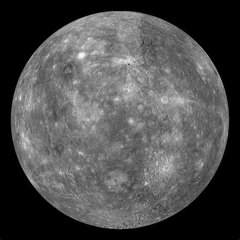 Nasa Mercury Globe 0°n 90°e