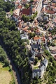 Luftaufnahme Leisnig - Burgmauern Mildenstein in Leisnig im Bundesland ...