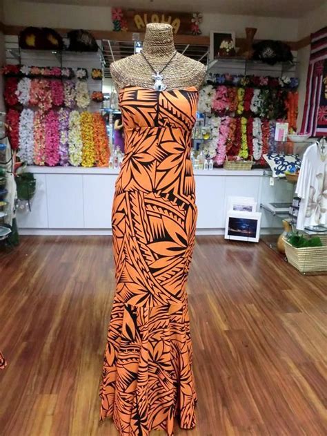 Hawaiian Fashion Polynesian Dress Samoan Dress