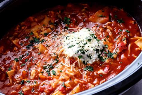 soupe de lasagne mijoteuse