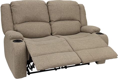 Recpro Charles 58″ Powered Double Rv Wall Hugger Recliner Sofa Rv