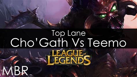 League Of Legends Chogath Top Lane Vs Teemo Gameplay May 2013 Hd