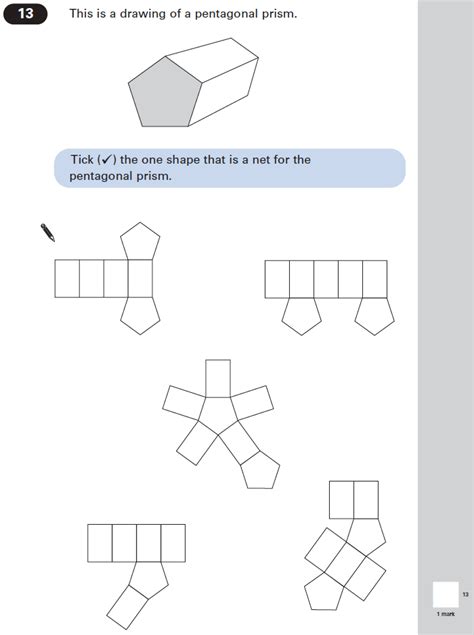 Ks2 Sats Maths 3d Shapes Past Paper Questions Piacademy