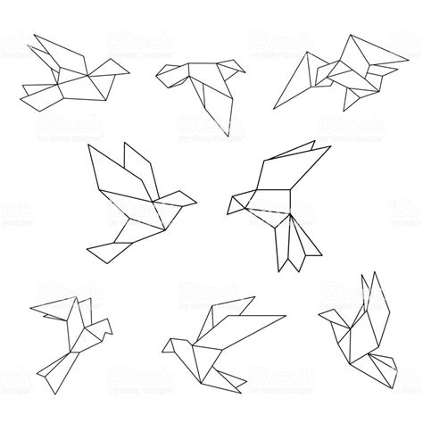 Billedresultat For Oiseau Origami Dessin Geometric Bird Geometric