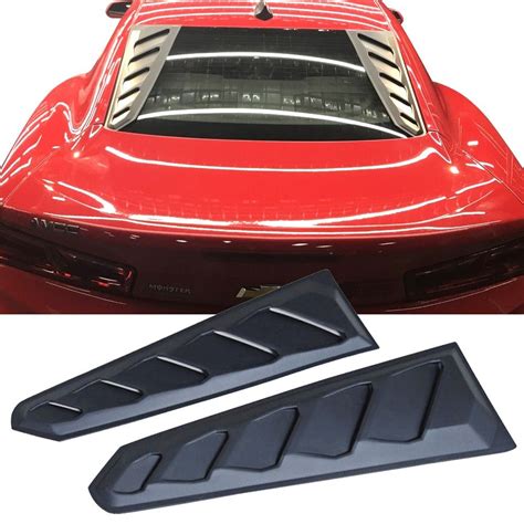 2016 2018 Chevrolet Camaro Abs Rear Window Louvers In Pairs Wdlr2p Cc16ik